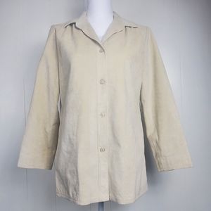 Vintage DaRue California ultra suede leather coat